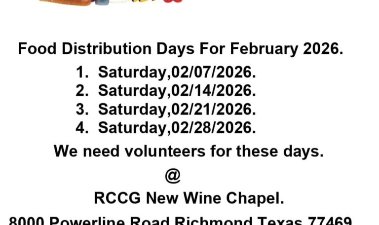 Food Distribution – February 2026 Edition