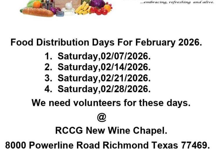 Food Distribution – March 2026 Edition