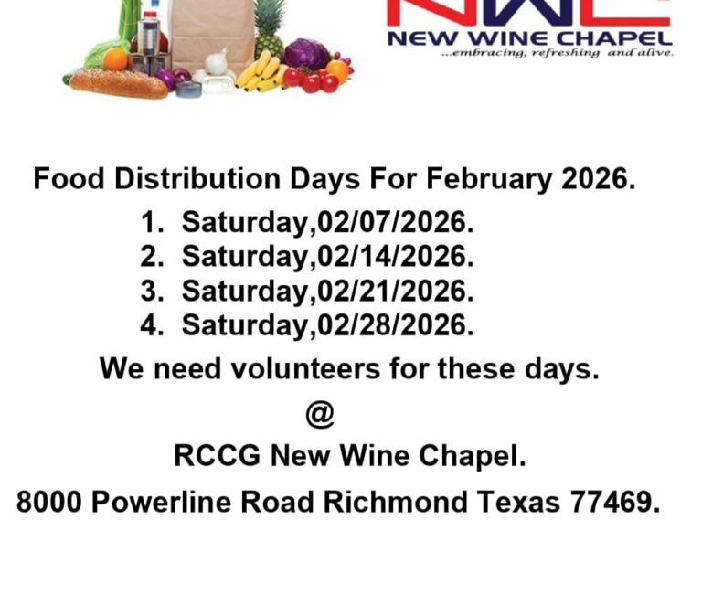 Food Distribution – February 2026 Edition