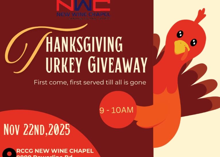Thanksgiving Turkey Giveaway