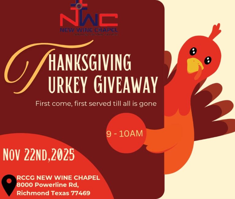 Thanksgiving Turkey Giveaway